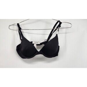 Victoria's Secret  32AA Black Lightly Lined Full Coverage T Shirt Bra NWT